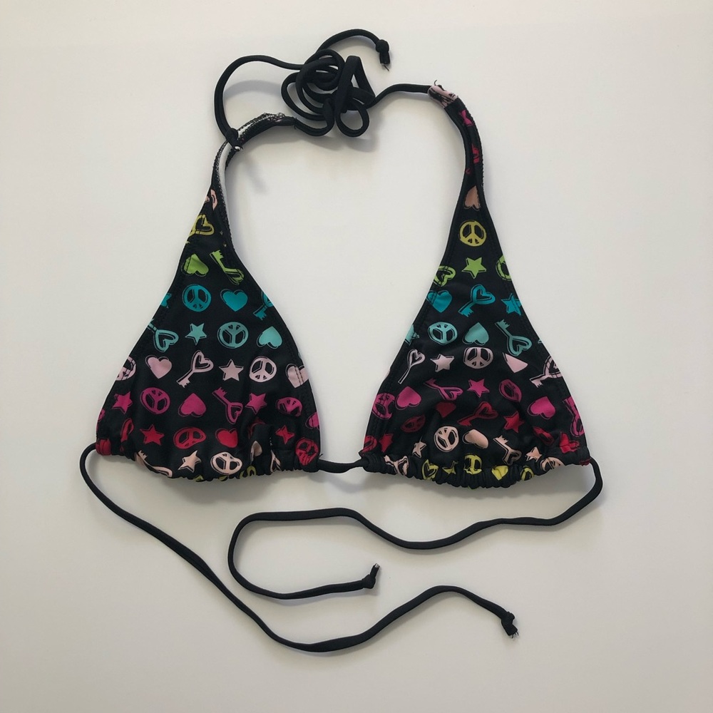 Hobie Rainbow Bikini Top with Design